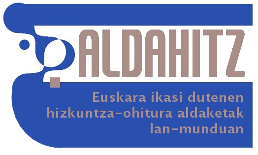 Aldahitz- Logoa